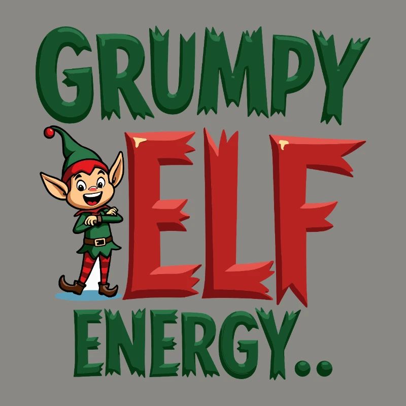 Grumpy Elf Energy Grumpy Imp
