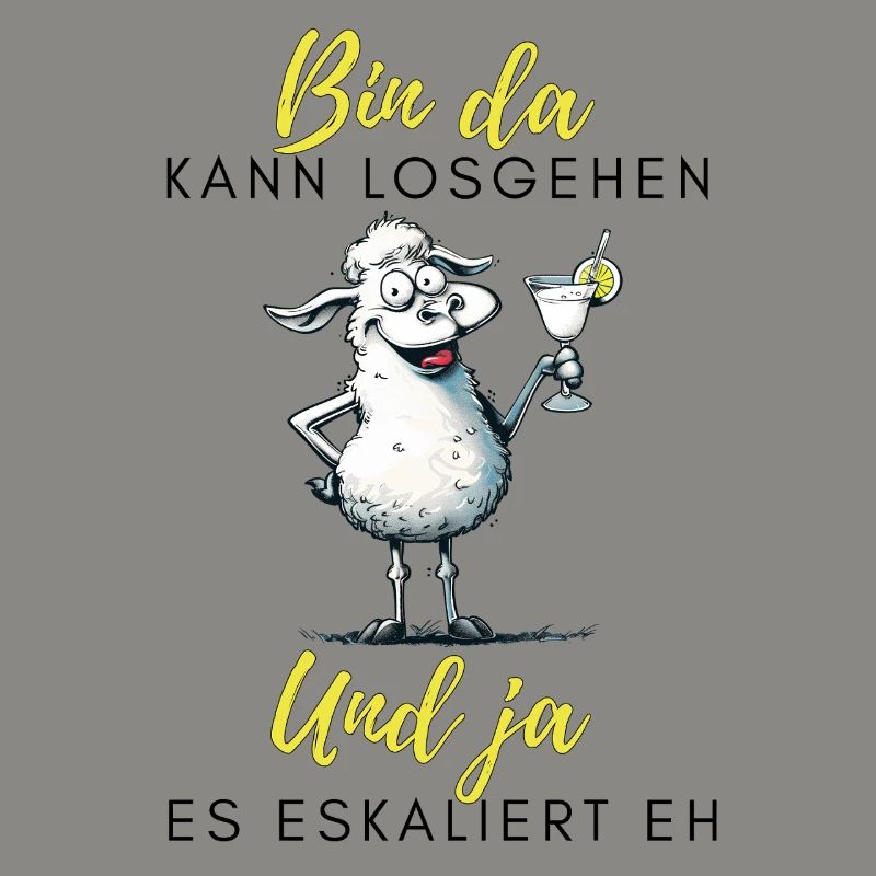 Bin da Und ja Partyschaf