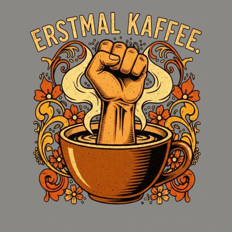 Erstmal Kaffee Faust Statement