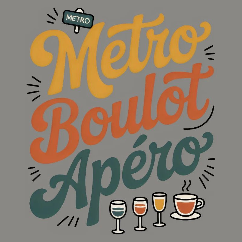 Metro Work Aperitif Humor Routine Arbeitsabend