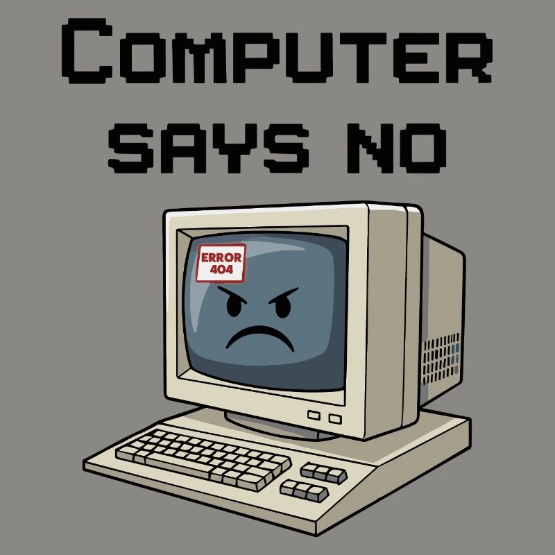 Retro Computer 404 Error