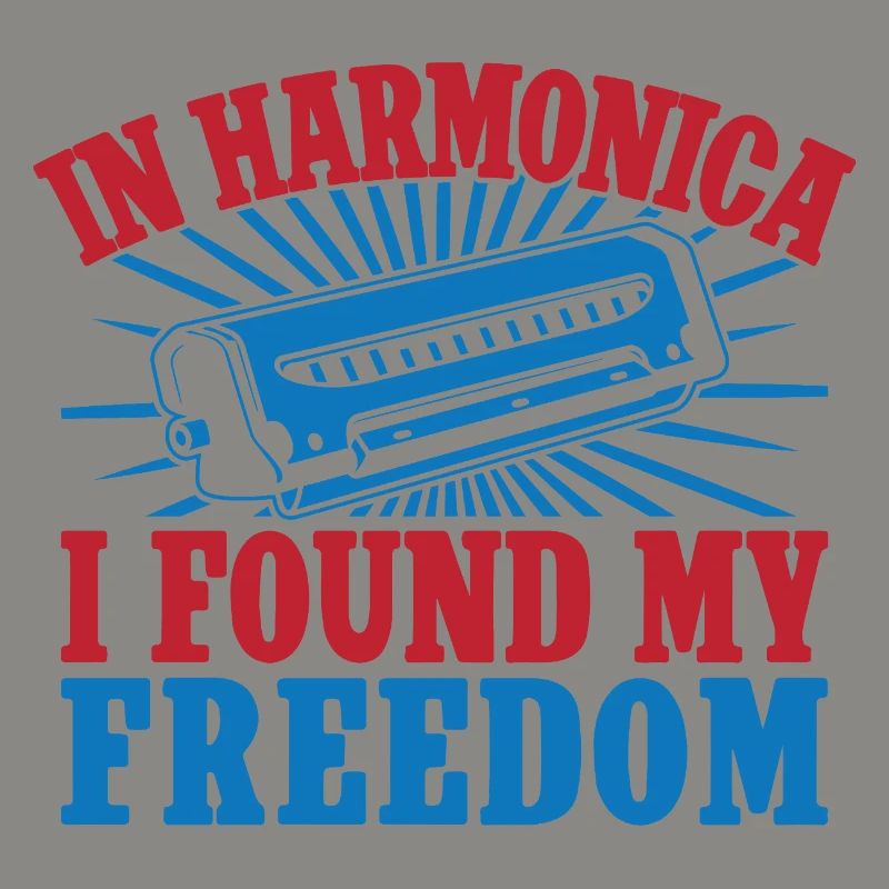 Funny Harmonica Player Found My Freedom Harmonica