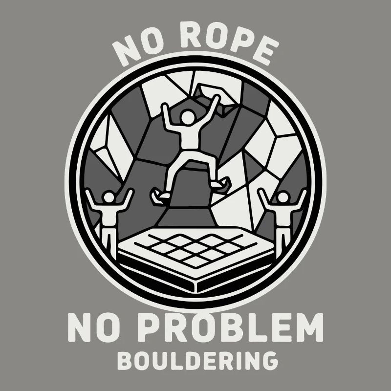 No Rope No Problem Bouldering Climbing