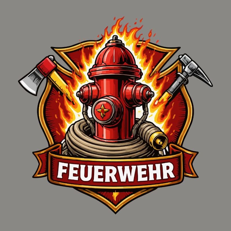 Fire Brigade Fire Hydrant Emblem