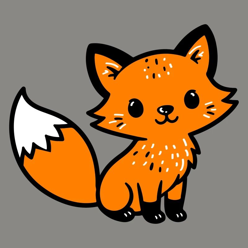 Fuchs Niedlich Comic