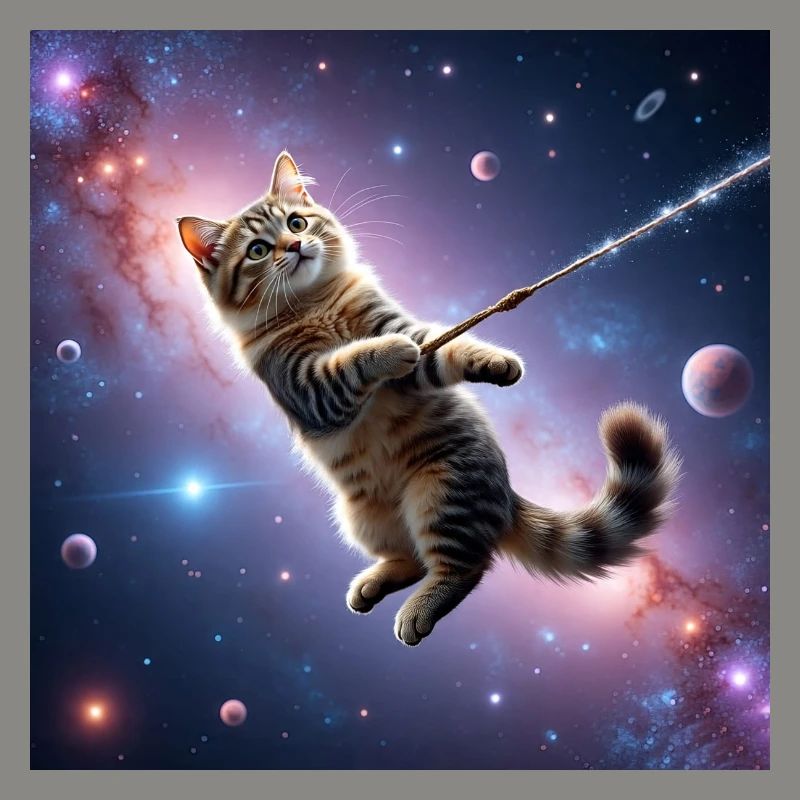 Chat dans l’espace