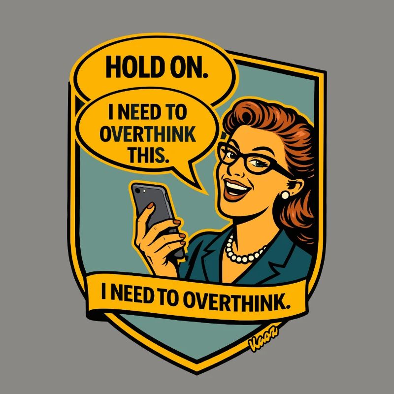 Stop – Repense Overthinker Comic