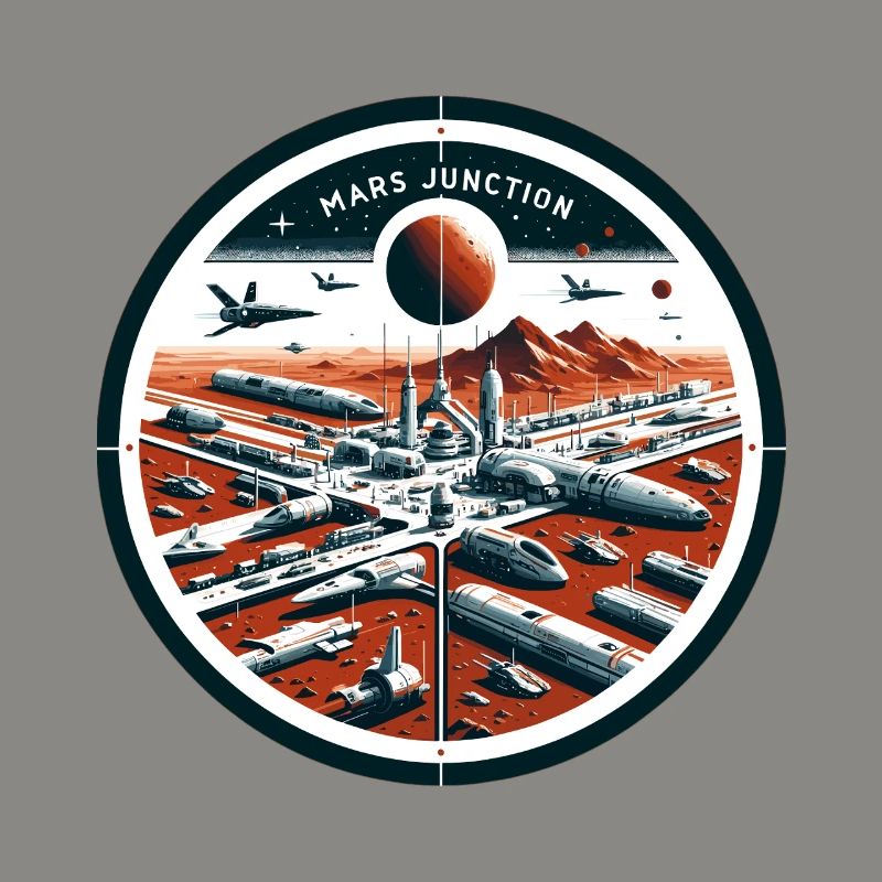 Mars Junction Spaceport Patch