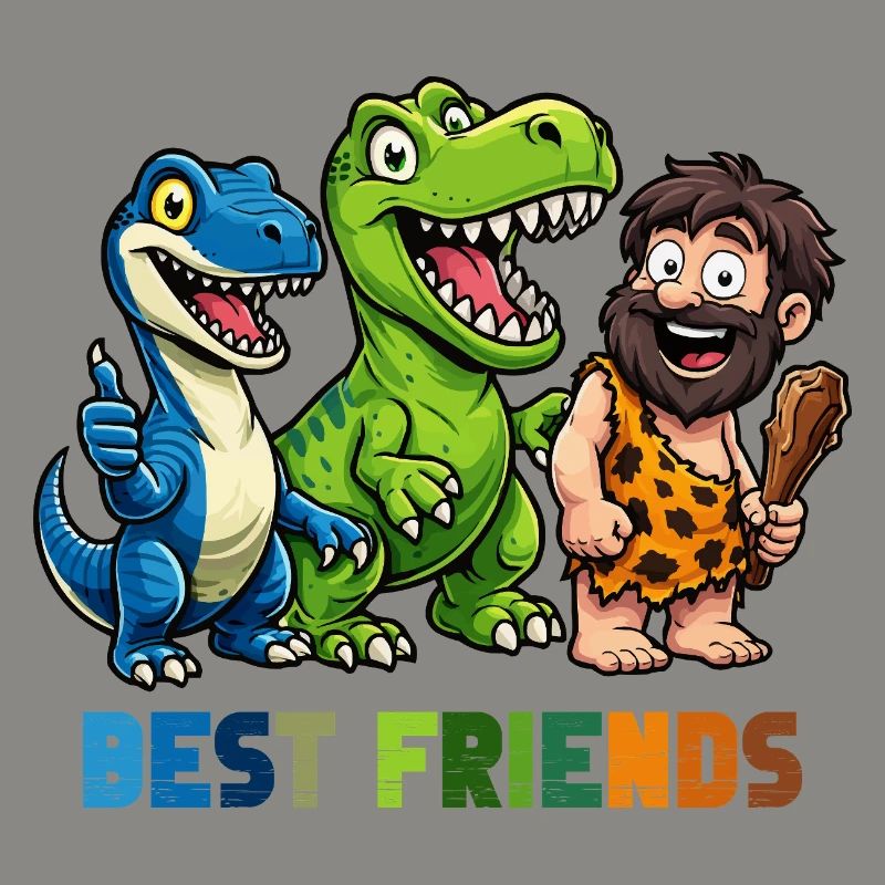 Dino Best Friends Caveman Comic