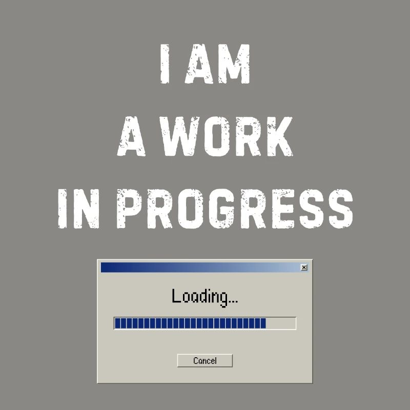 Work in progress – Loading bar - Travail bureau