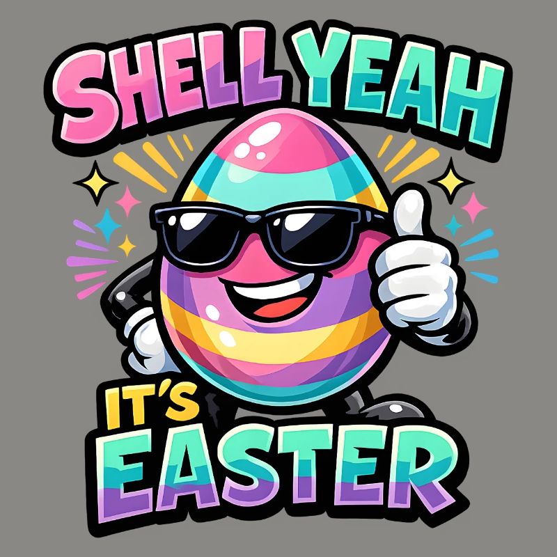 Shell yes It's Easter Easter Saying Hell yes