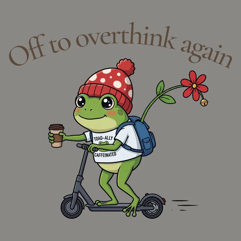 Toad-ally caffeinated frog