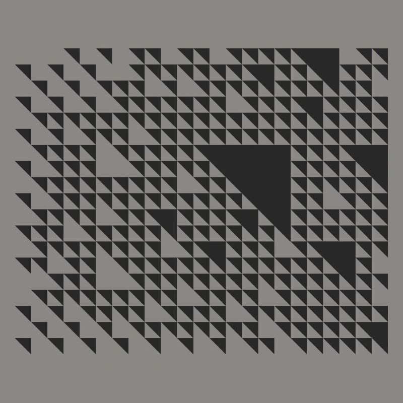 geometric triangles pattern design