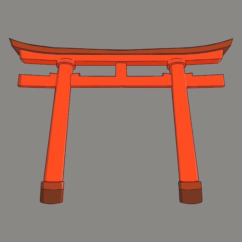 Vivid Torii Gate