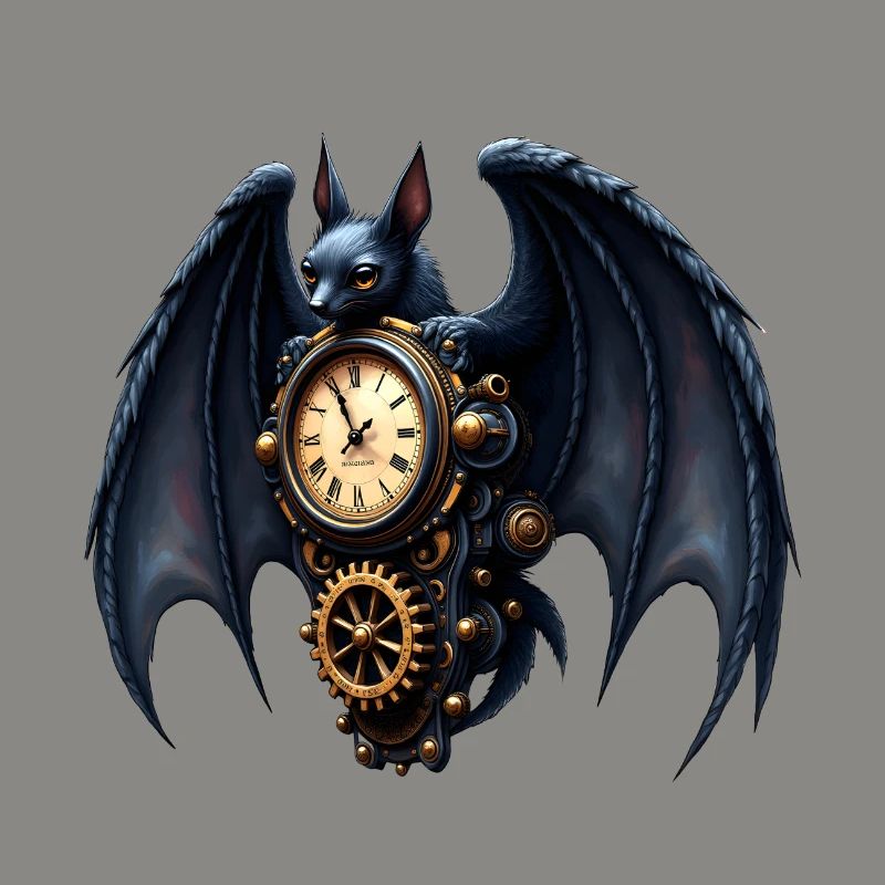 Steampunk watchmaker bat