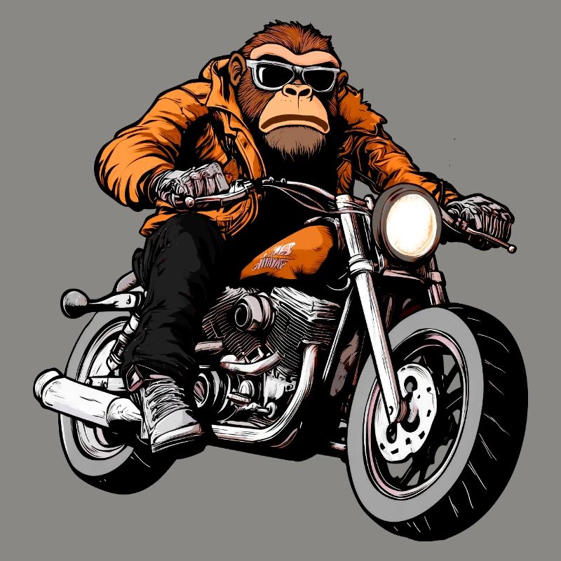 Motorcycle Monkey