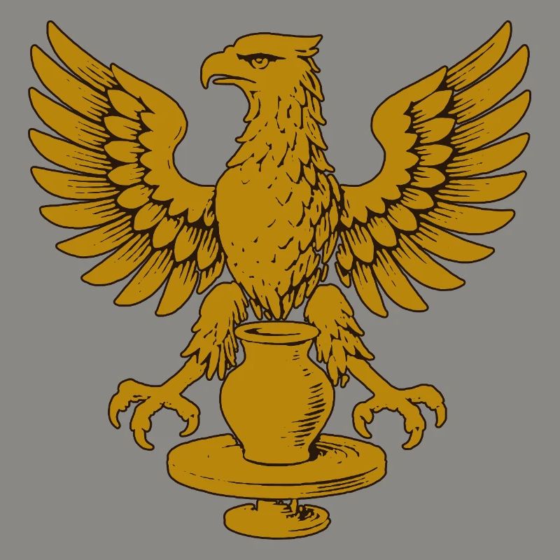 Golden Eagle Crest Emblem