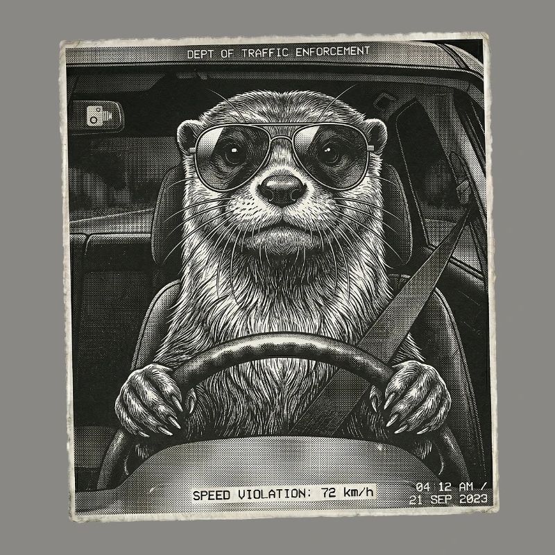 Otter Flashed