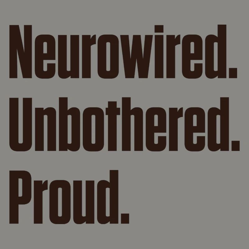 Fierté neurocâblée et indifférente ND