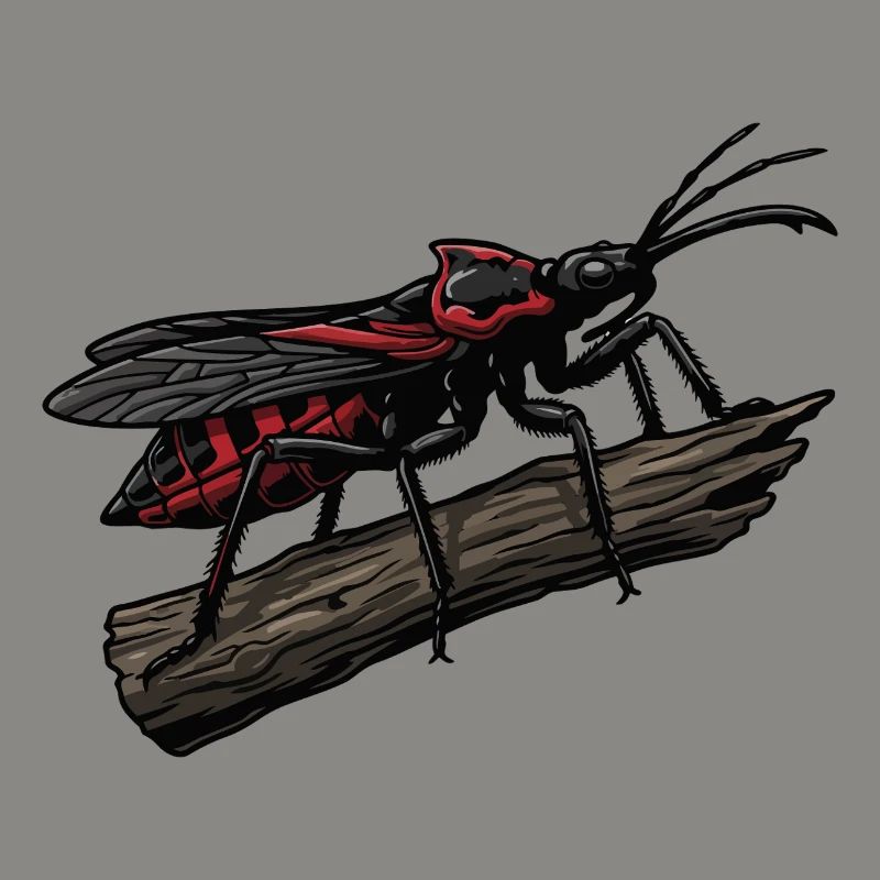 Bug Assassin, Bug Hunter, Red Strike Tattoo