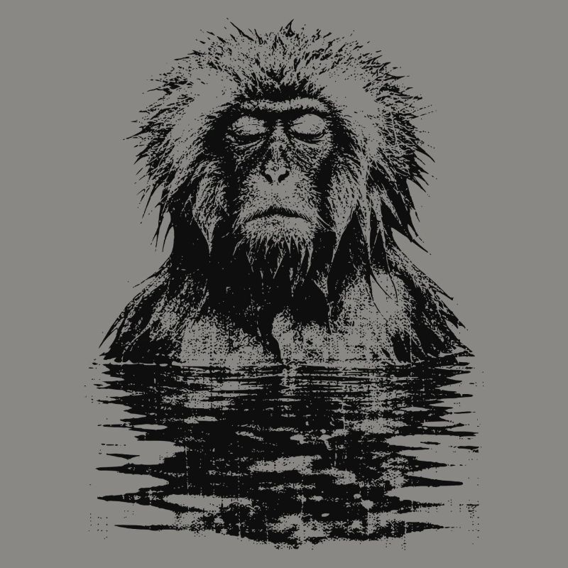 Onsen Macaque Monkey