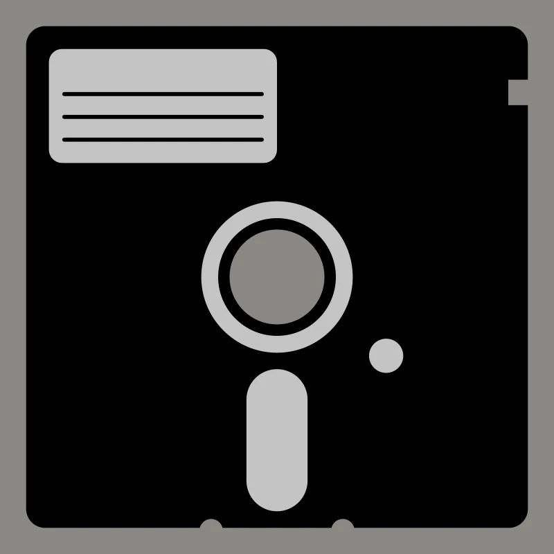 retro floppy disk