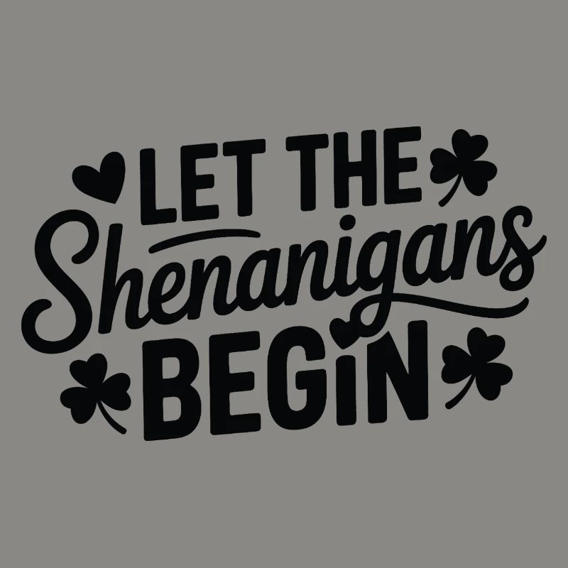 Shenanigans Begin Shamrock Script