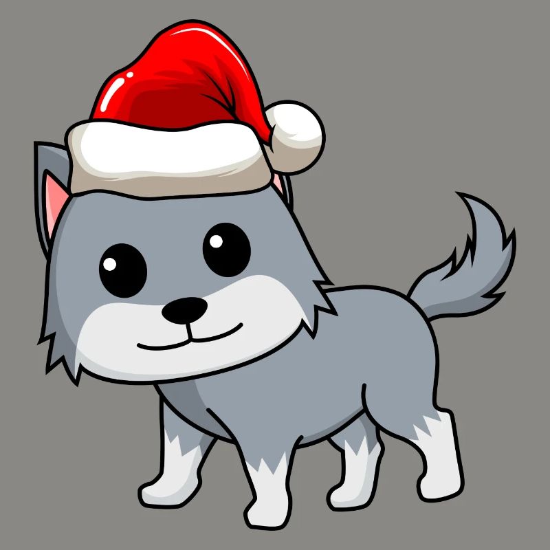Wolf Comic Christmas