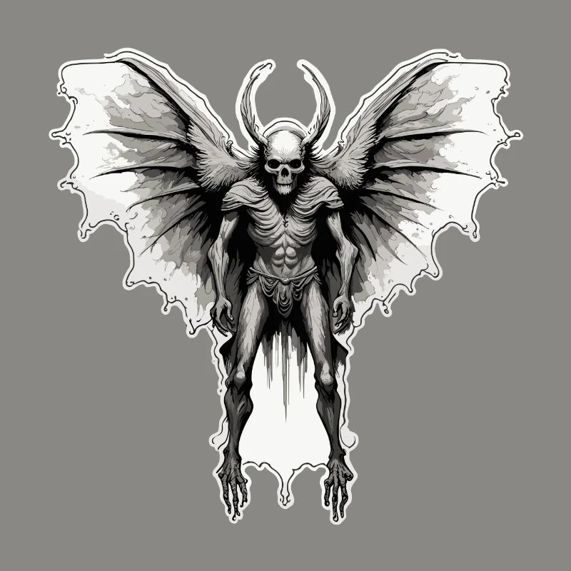 Mothman / Moth / Insect / Mythical Creature / Flutter