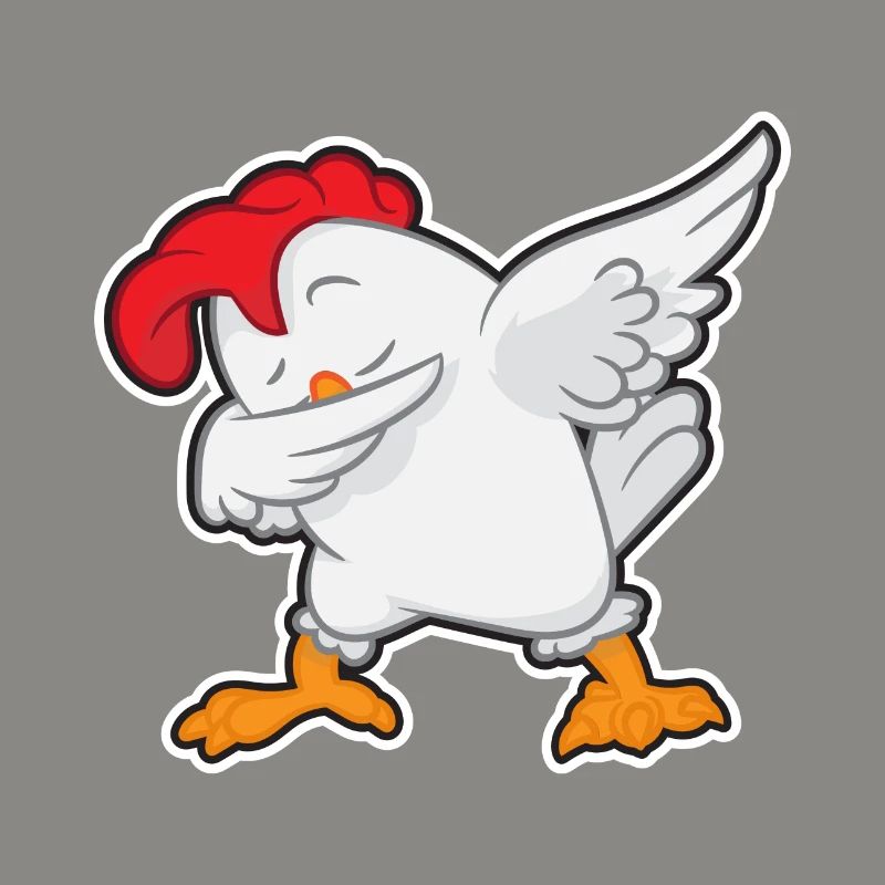 Dabbing Chicken - Dab Dancing Chicken - Chickens