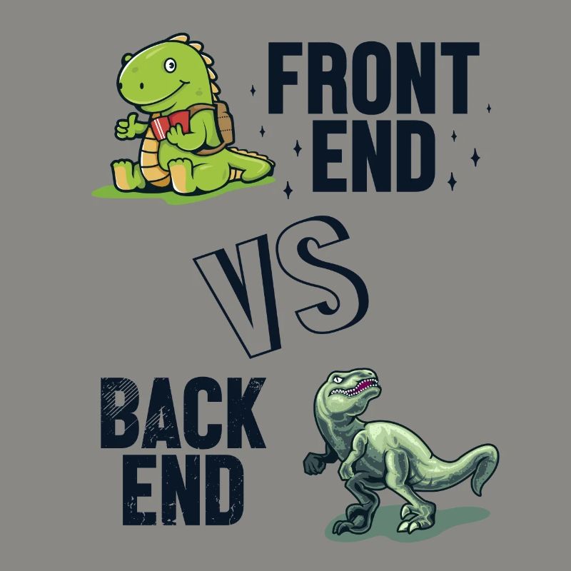 Frontend vs. Backend Developer Developer Coder