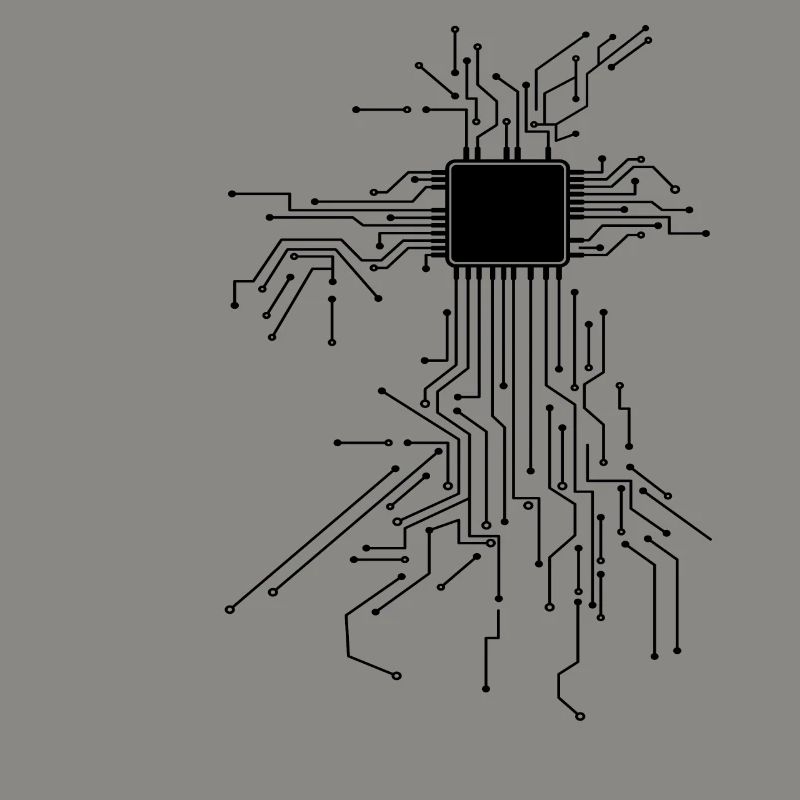 CPU Technik Nerd Computerchip Programmierer