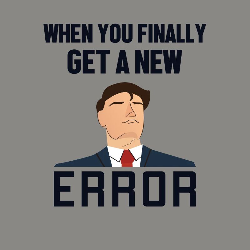 Get a New Error Softwareentwickler Developer