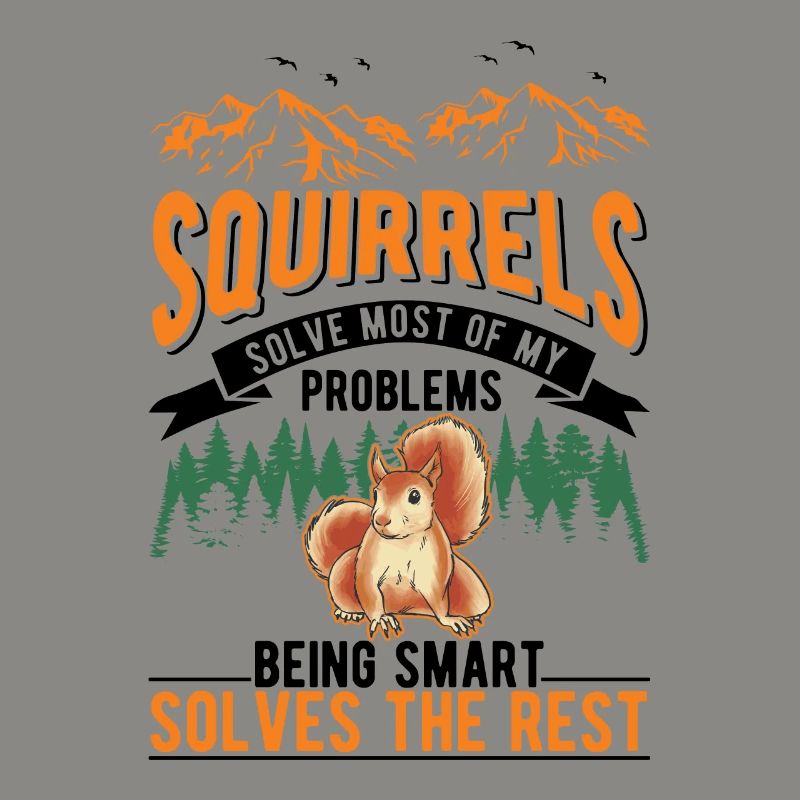 Eichhörnchen Geschenk Grauhörnchen Squirrel