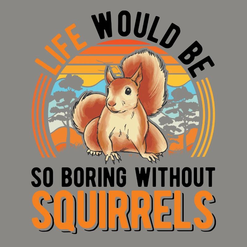 Eichhörnchen Geschenk Squirrel Grauhörnchen