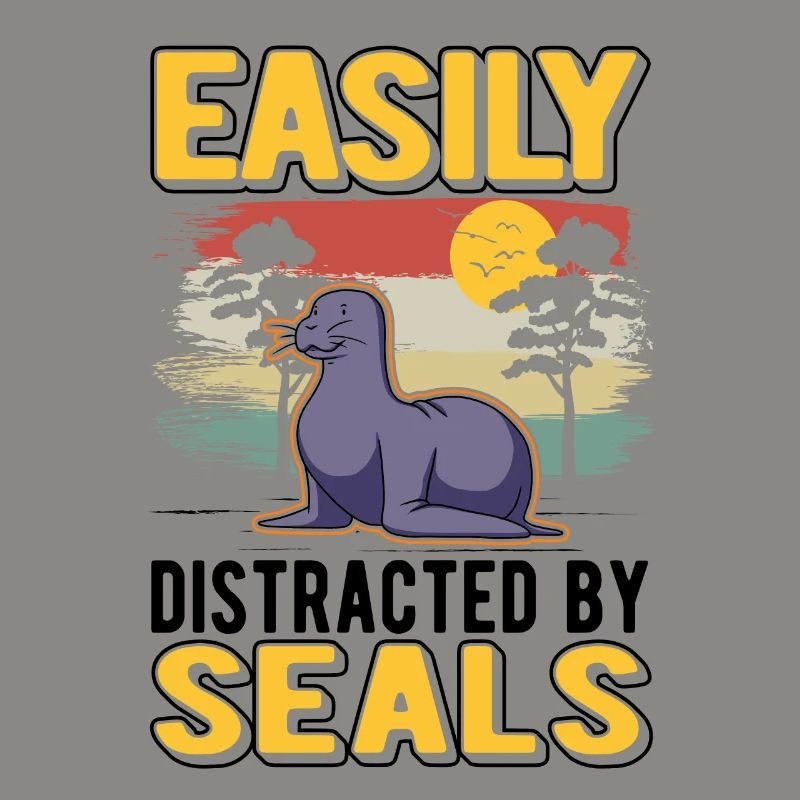Easily distracted by Seal Robbe Seelöwe