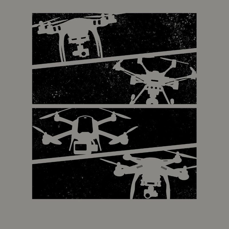 Retro Drone - Drones Racing Quadcopter Drone Pilot