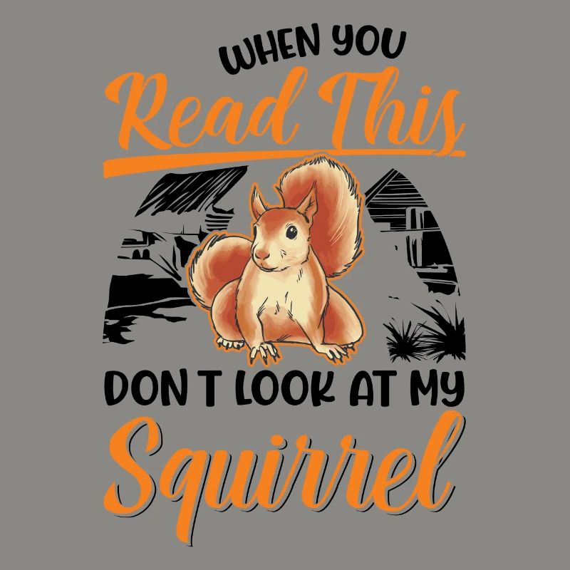 Eichhörnchen Geschenk Grauhörnchen Squirrel