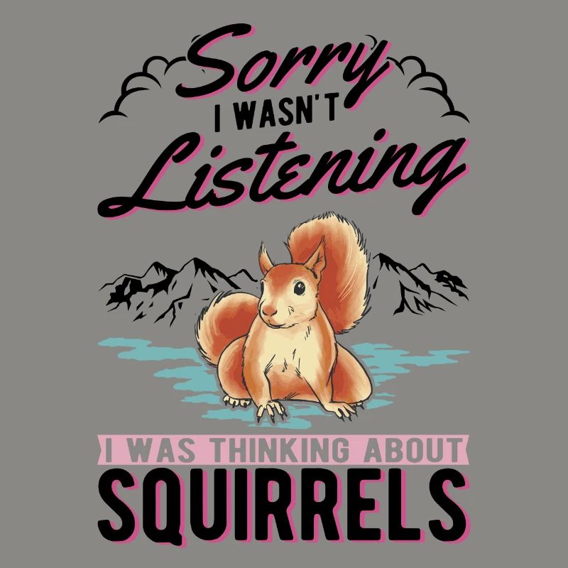 Eichhörnchen Geschenk Grauhörnchen Squirrel