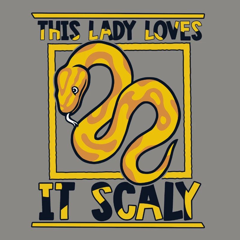 Cette dame l’aime Scaly Python Snake Banana