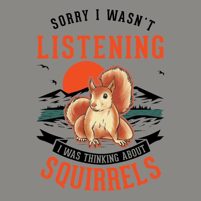 Eichhörnchen Geschenk Grauhörnchen Squirrel