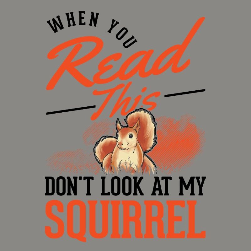 Eichhörnchen Geschenk Grauhörnchen Squirrel