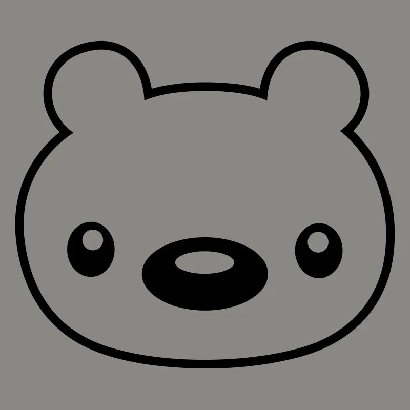 bear teddy face head