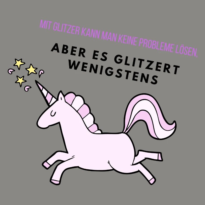 Glitzer Einhorn