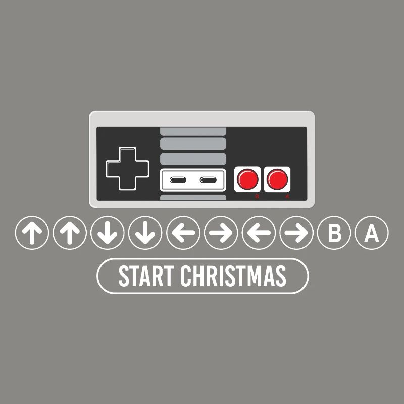 Cheat-Code Start Weihnachten Gaming Gamer Videospiel