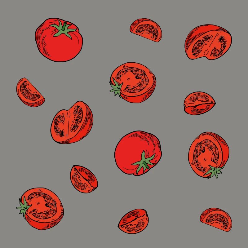 For tomato lovers: delicious tomato pattern