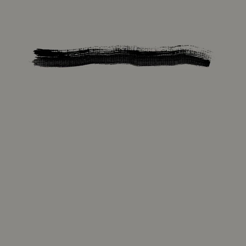 Black brush stroke line basic text