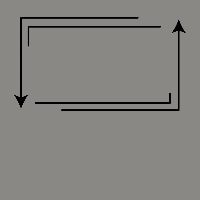 Arrow Frame Rectangular Shape Decoration