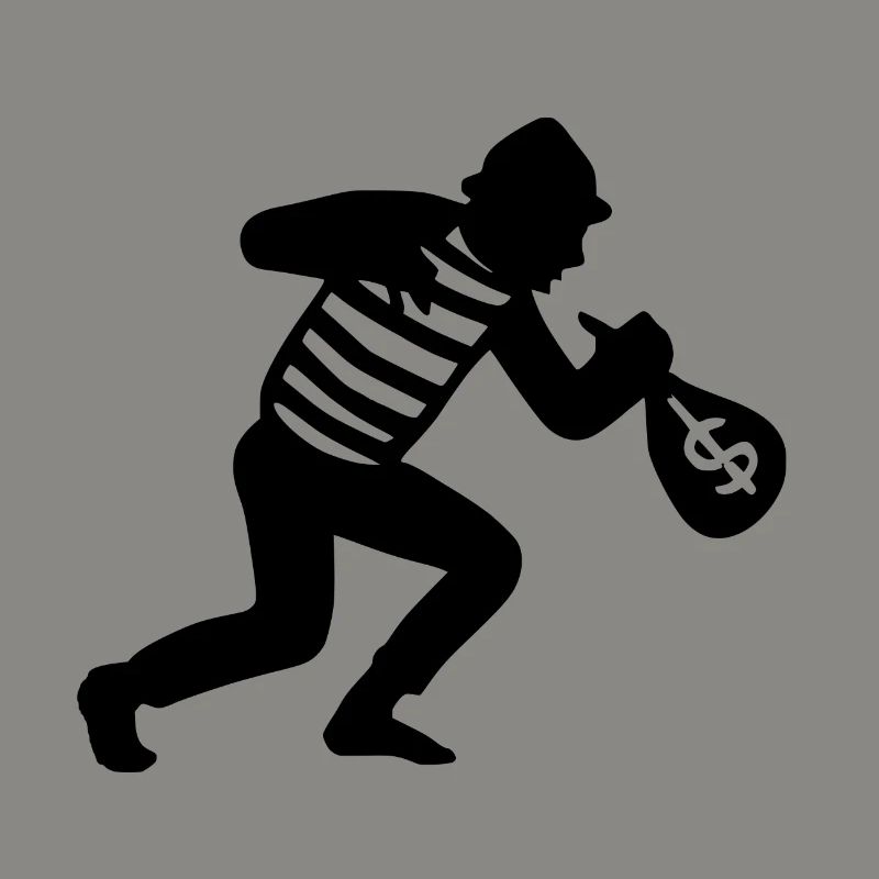 Thief runs away with money