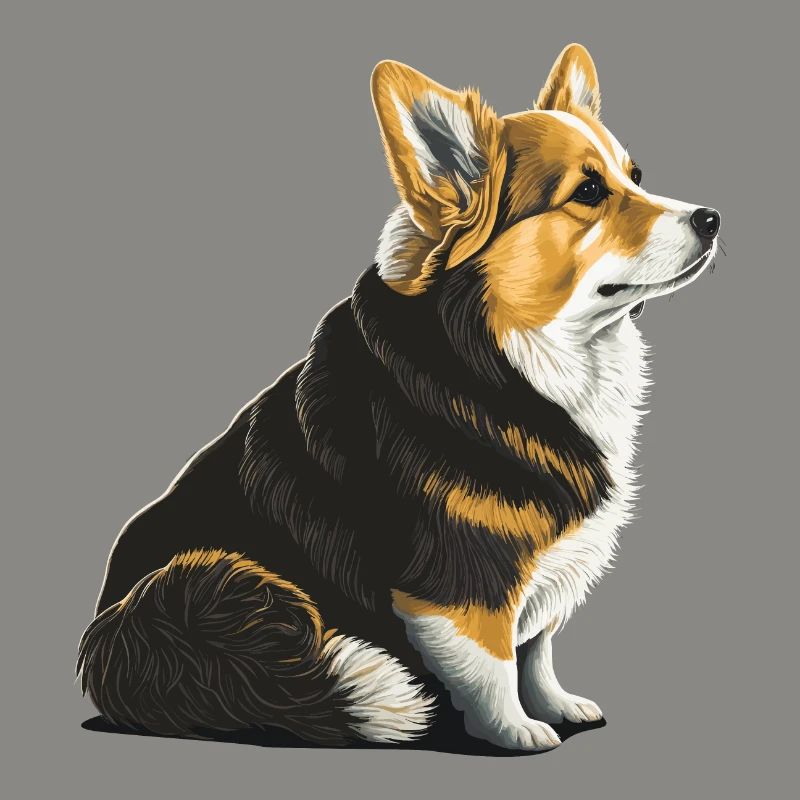 Sad Corgi